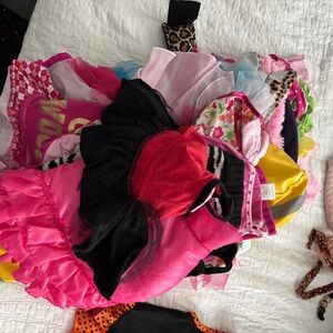 Stylish Dog Clothing Bundle - Pink, Red, and Black